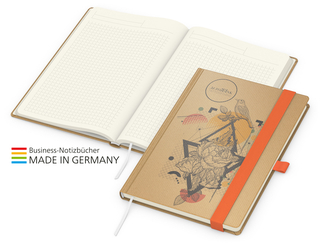Match-Book Creme Bestseller Natura braun-individuell  A5, orange