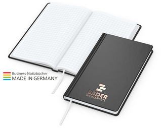 Notizbuch Easy-Book Basic Bestseller Pocket, schwarz, Kupferprägung