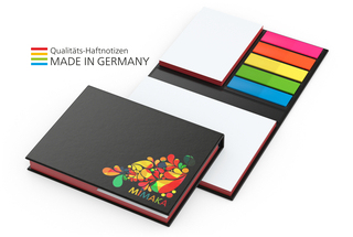 Kombi-Set London White Bestseller 4C-Quality, Bookcover gloss-individuell Farbschnitt rot