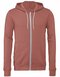 Unisex Zip-Up Poly-Cotton Fleece Hoodie